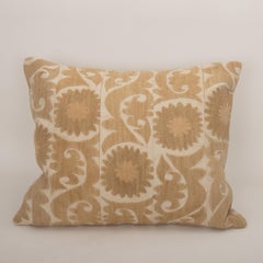Pillow Cover Made from a Mid 20th C. Suzani, Uzbekistan