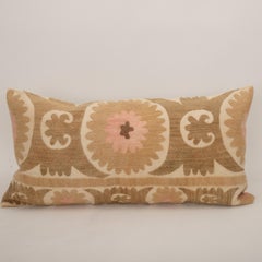 Pillow Cover Made from a Mid 20th C. Suzani, Uzbekistan