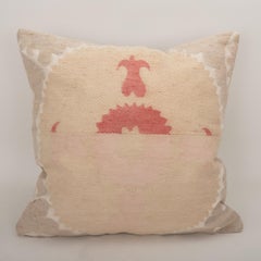 Pillow Cover Made from a Mid 20th C. Suzani, Uzbekistan