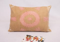 Pillow Cover Made from a Mid 20th C. Suzani, Uzbekistan
