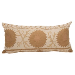 Pillow Cover Made from a Mid 20th C. Suzani, Uzbekistan