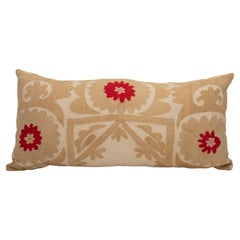 Pillow Cover Made from a Mid 20th C. Suzani, Uzbekistan