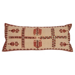 Pillow Cover Made from a Palestinian Embroidery, Mid-20th C