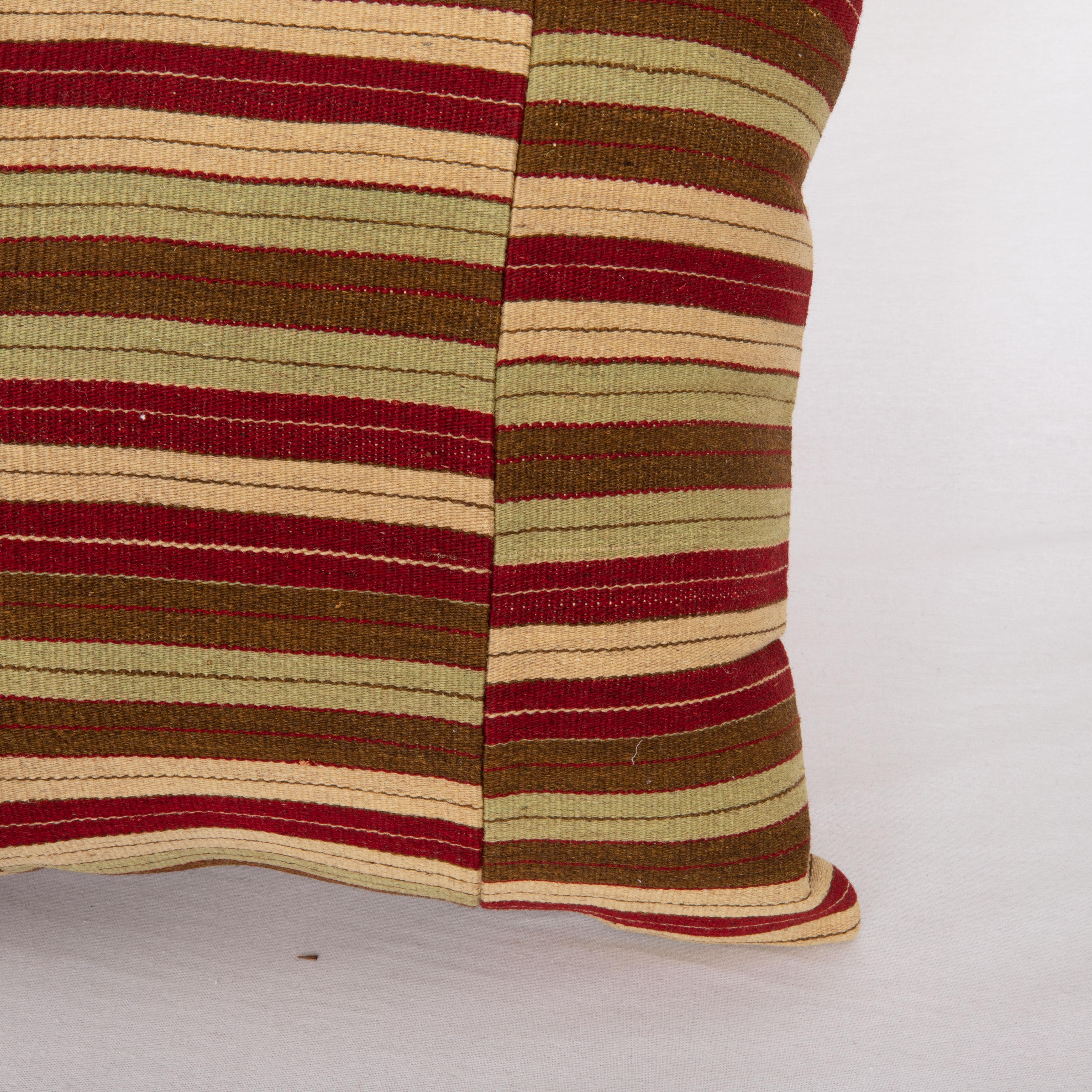 Hand-Woven Pillow Cover Made from a Vintage Anatolian Kilim For Sale