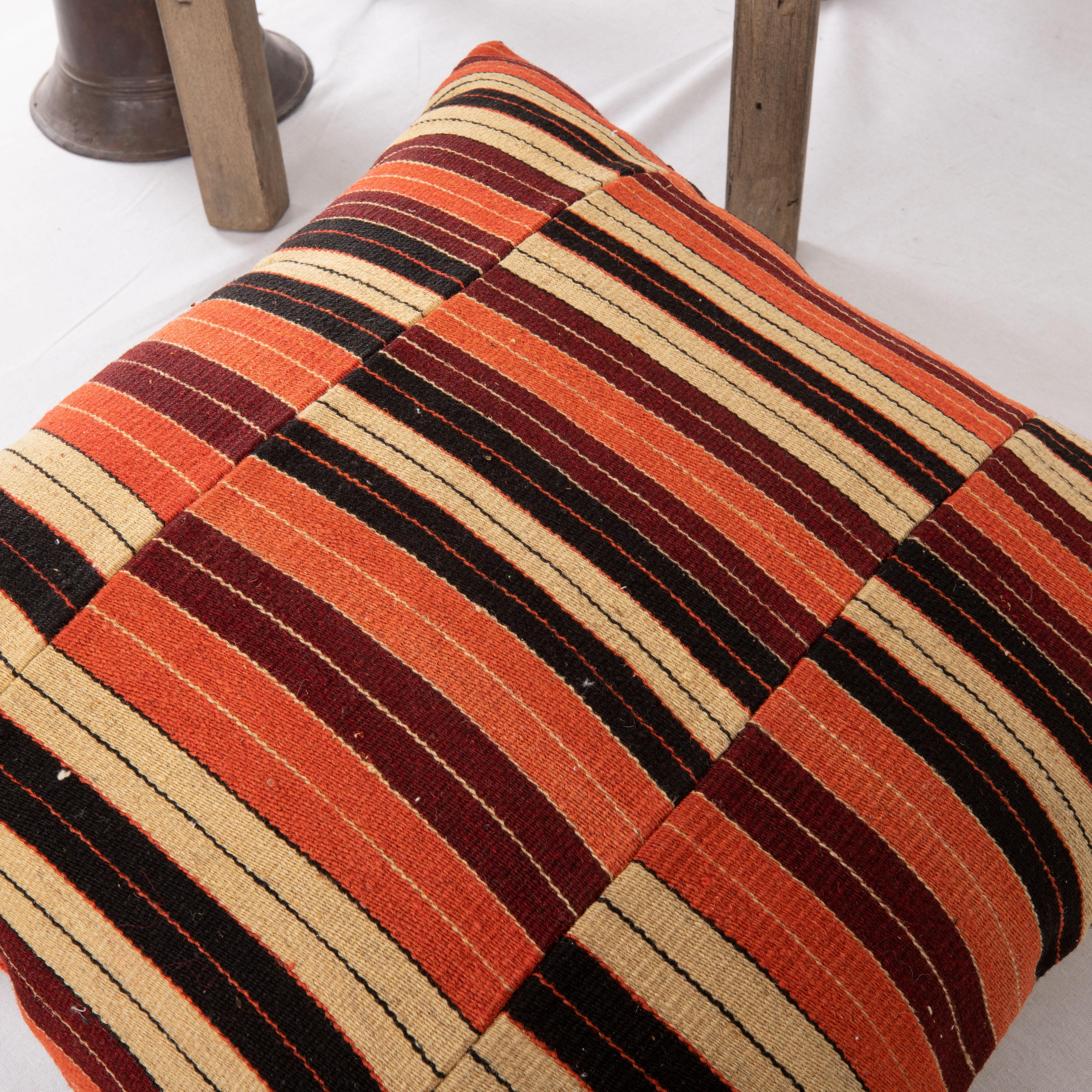 Pillow Cover Made from a Vintage Anatolian Kilim In Good Condition For Sale In Istanbul, TR