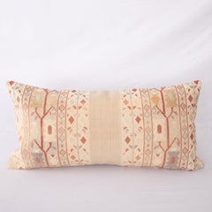 Pillow Cover Made from a Vintage East European Linen and Cotton Textile