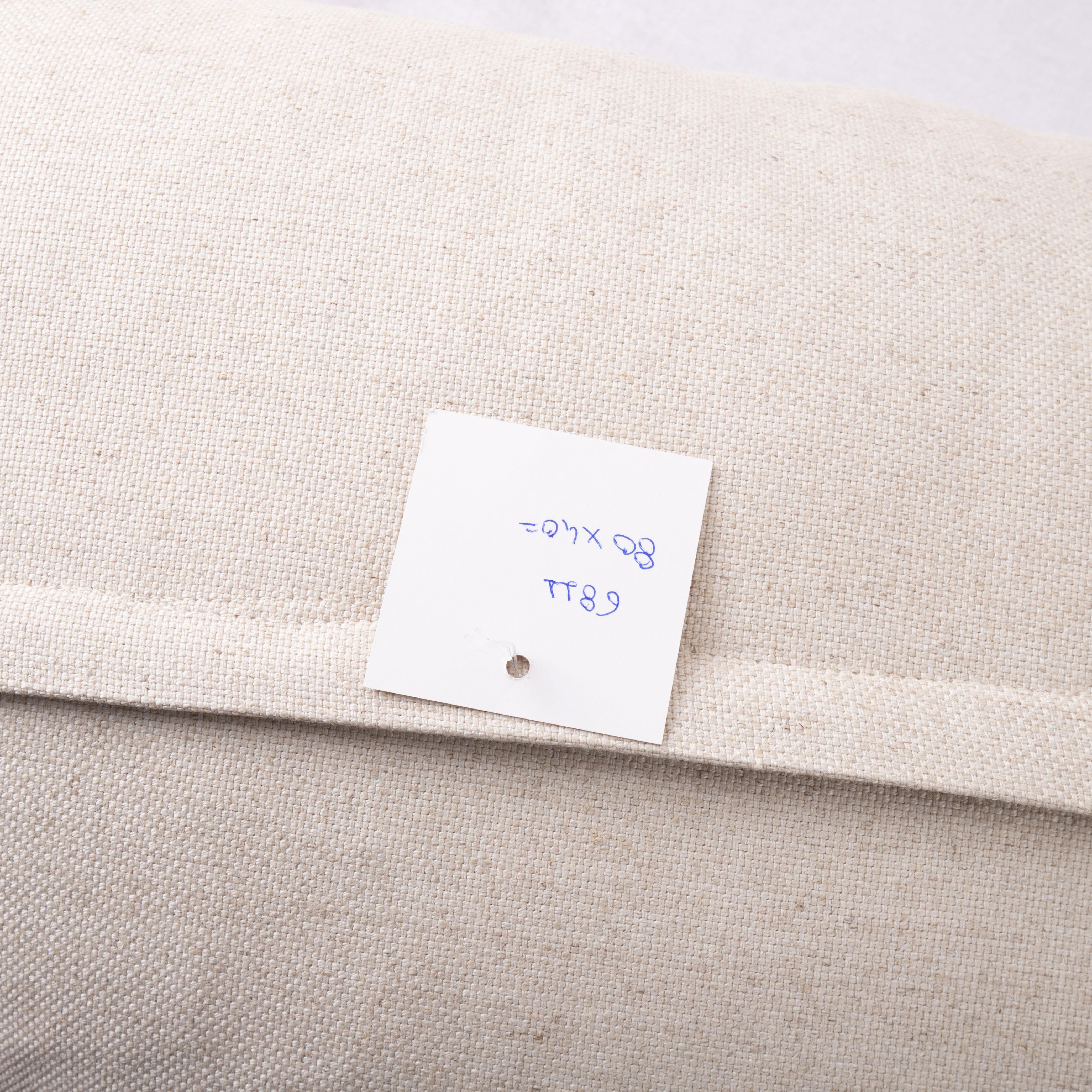 Pillow Cover Made From a Vintage East European Linen and Cotton Textile For Sale 1