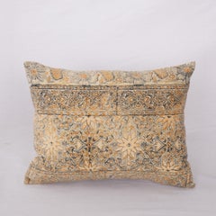 Pillow Cover made from a Vintage Indian Block Printed Textile