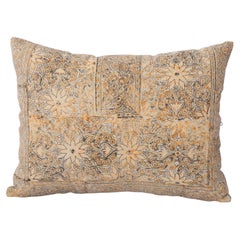 Pillow Cover Made from a Vintage Indian Block Printed Textile
