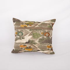 Pillow Cover Made from a Vintage Obi, Japan