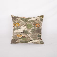 Pillow Cover Made from a Vintage Obi, Japan