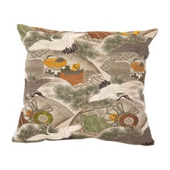 Pillow Cover Made from a Vintage Obi, Japan