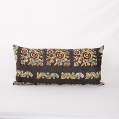 Pillow Cover Made from a Vintage Turkish Block Printed Panel