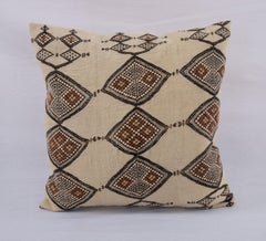 Pillow Cover Made from a Vintage West African Fulani Blanket
