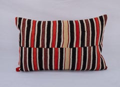 Pillow Cover Made from a Vintage West African Fulani Blanket