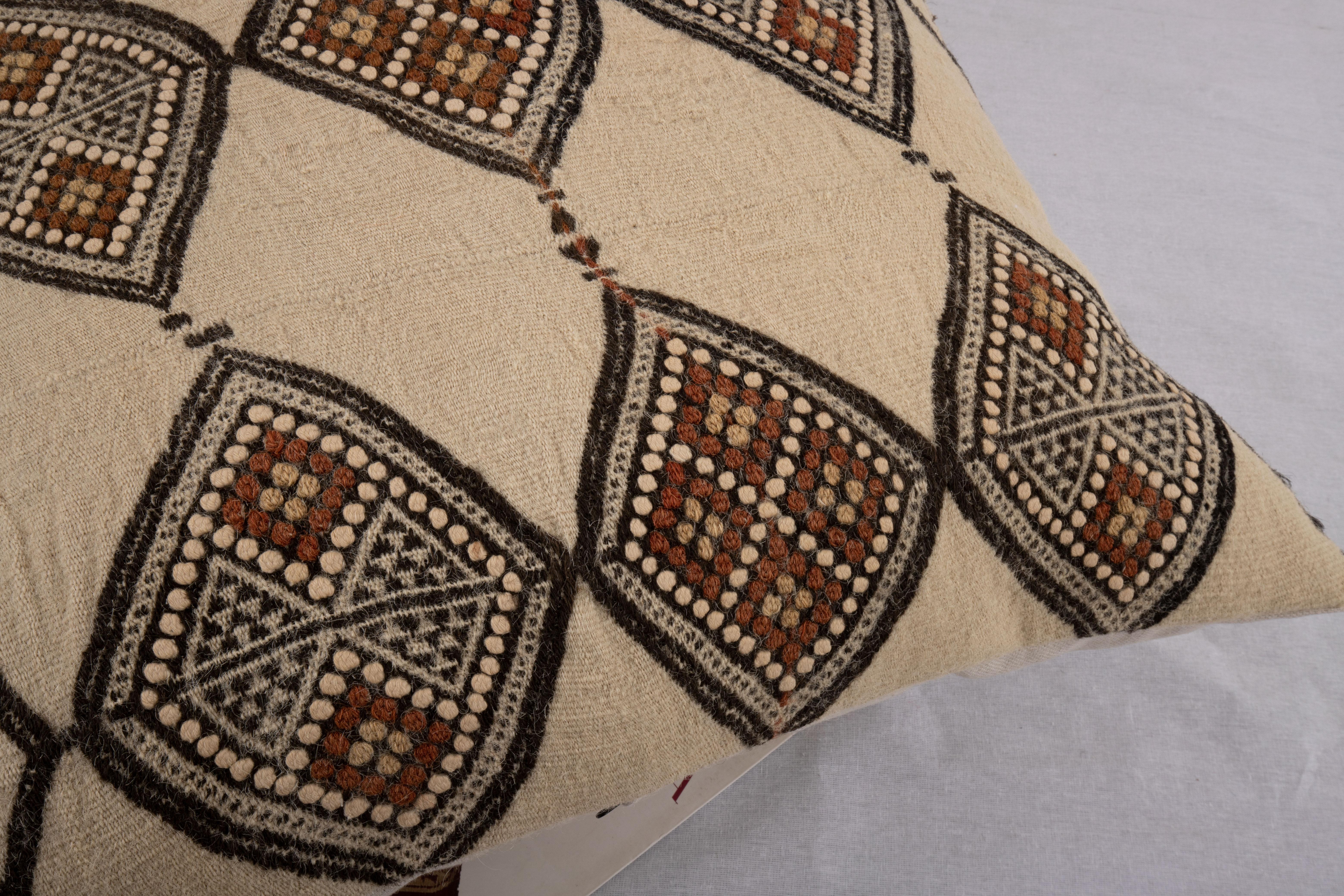 Pillow Cover Made from a Vintage West African Fulani Blanket   In Good Condition For Sale In Istanbul, TR