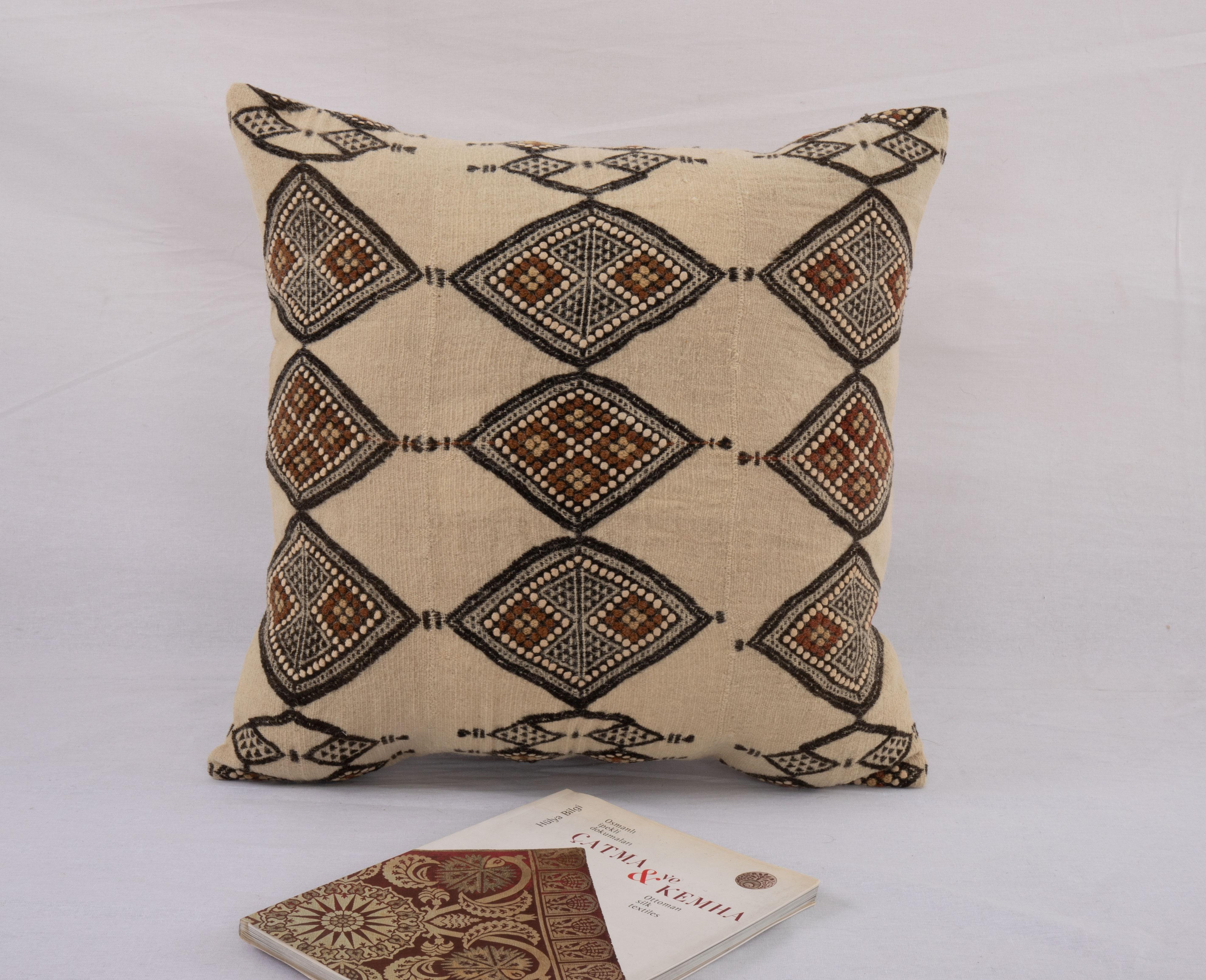 Pillow Cover Made from a Vintage West African Fulani Blanket   In Good Condition For Sale In Istanbul, TR