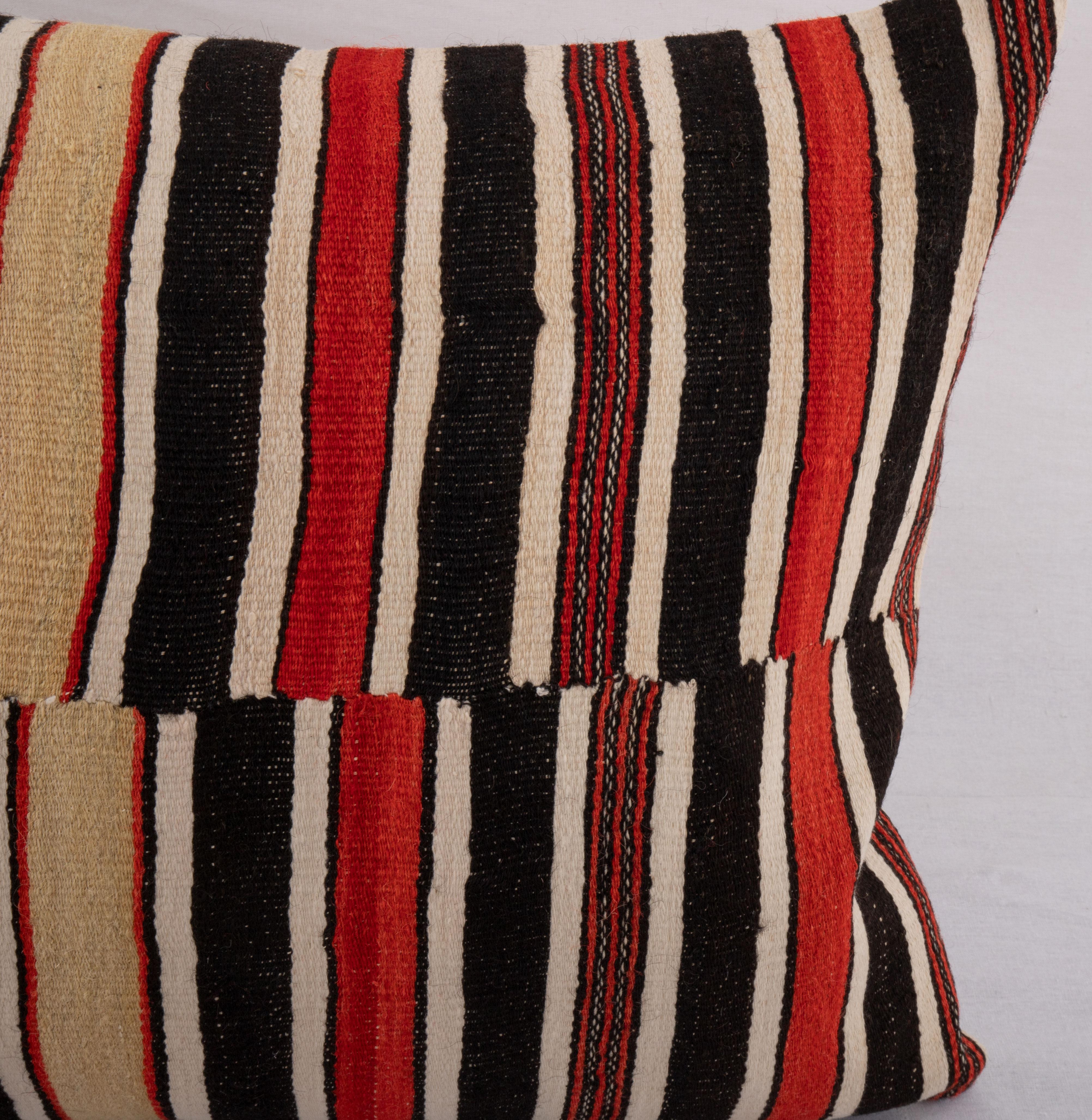 Pillow Cover Made from a Vintage West African Fulani Blanket In Good Condition For Sale In Istanbul, TR