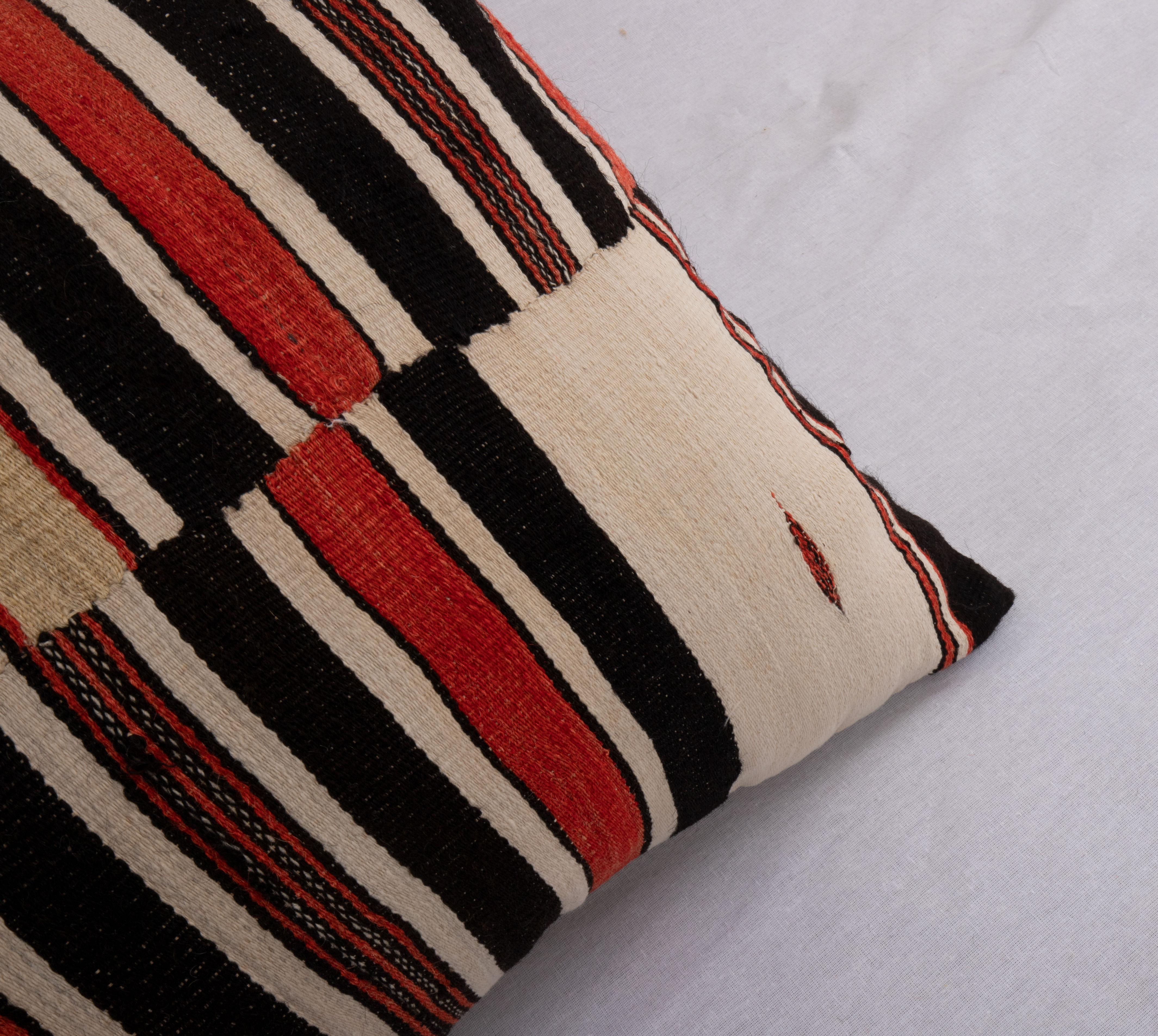 20th Century  Pillow Cover Made from a Vintage West African Fulani Blanket For Sale