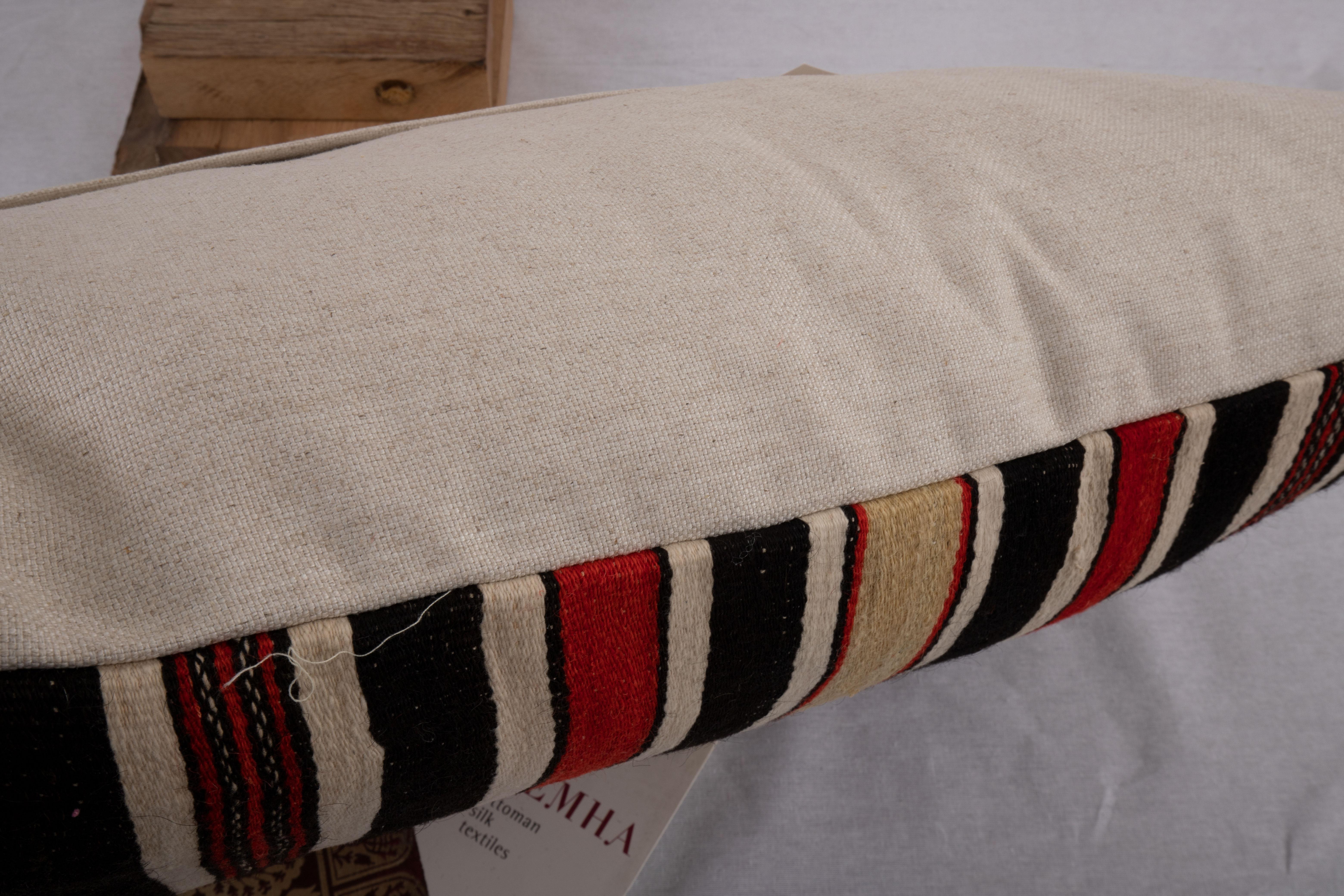Pillow Cover Made from a Vintage West African Fulani Blanket For Sale 1