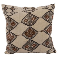 Pillow Cover Made from a Vintage West African Fulani Blanket  