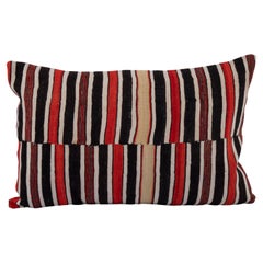 Pillow Cover Made from a Retro West African Fulani Blanket