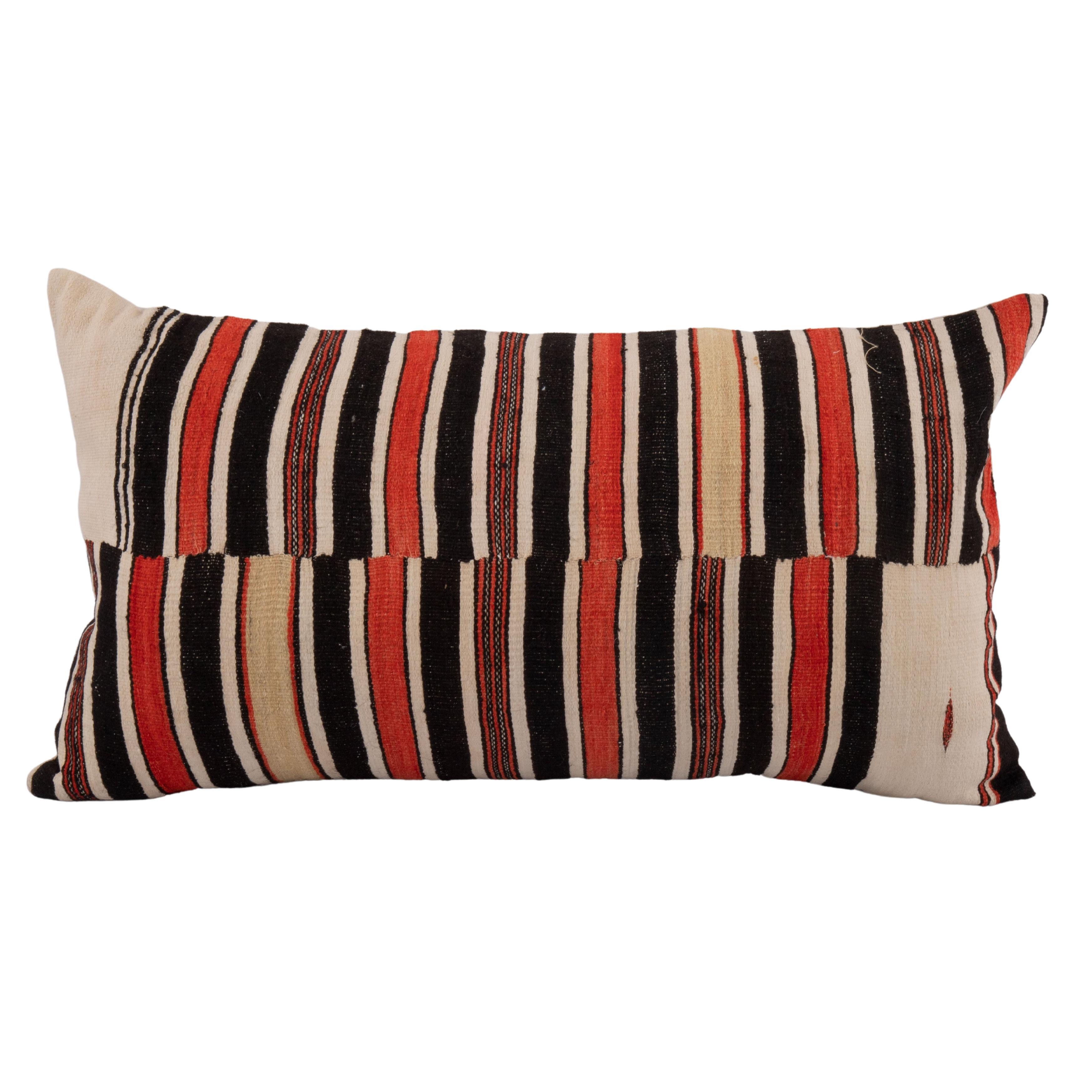  Pillow Cover Made from a Vintage West African Fulani Blanket For Sale
