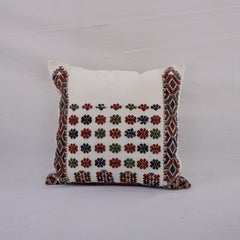 Pillow Cover Made from an Anatolian Embroidered Skirt, 2nd Quarter 20th C.