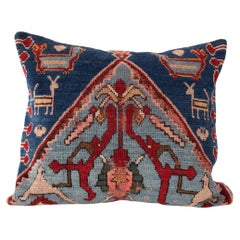 Pillow Cover Made from an Vintage Caucasian Karabakh Rug Fragment