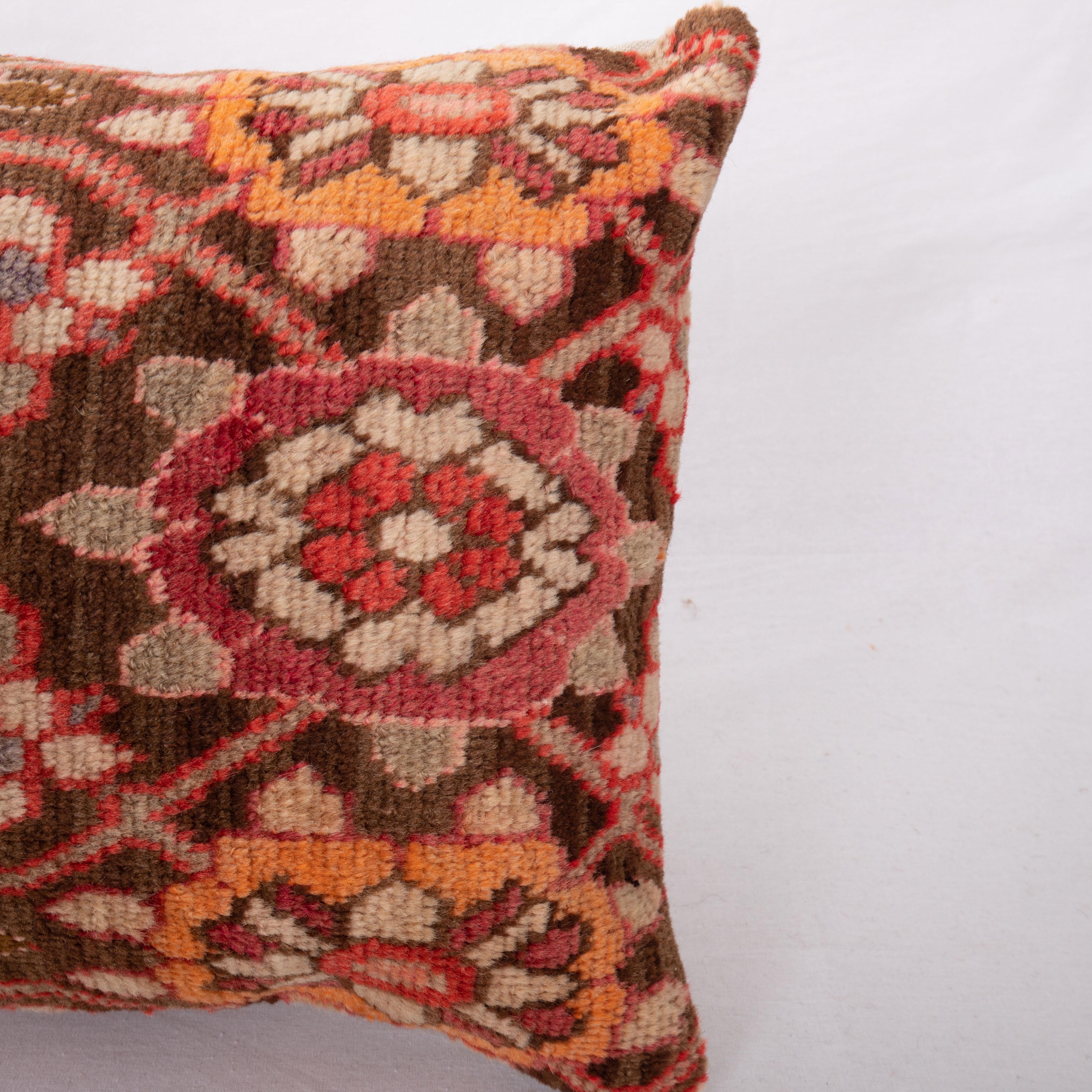 Pillow Cover Made from an Antique Caucasian Shirvan Rug Fragment In Good Condition For Sale In Istanbul, TR