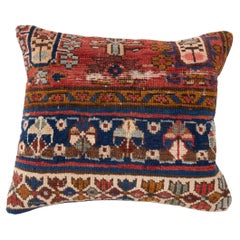 Pillow Cover Made from an Antique Caucasian Shirvan Rug Fragment