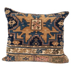 Pillow Cover Made from an Antique Caucasian Shirvan Rug Fragment