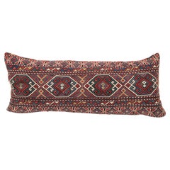 Pillow Cover Made from an Antique Caucasian Sumak Mafrash ( storage Bag ) Panel