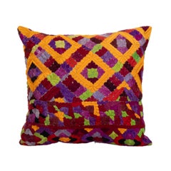 Pillow Cover Made from an E 20th C. Rabat Embroidery, Morocco