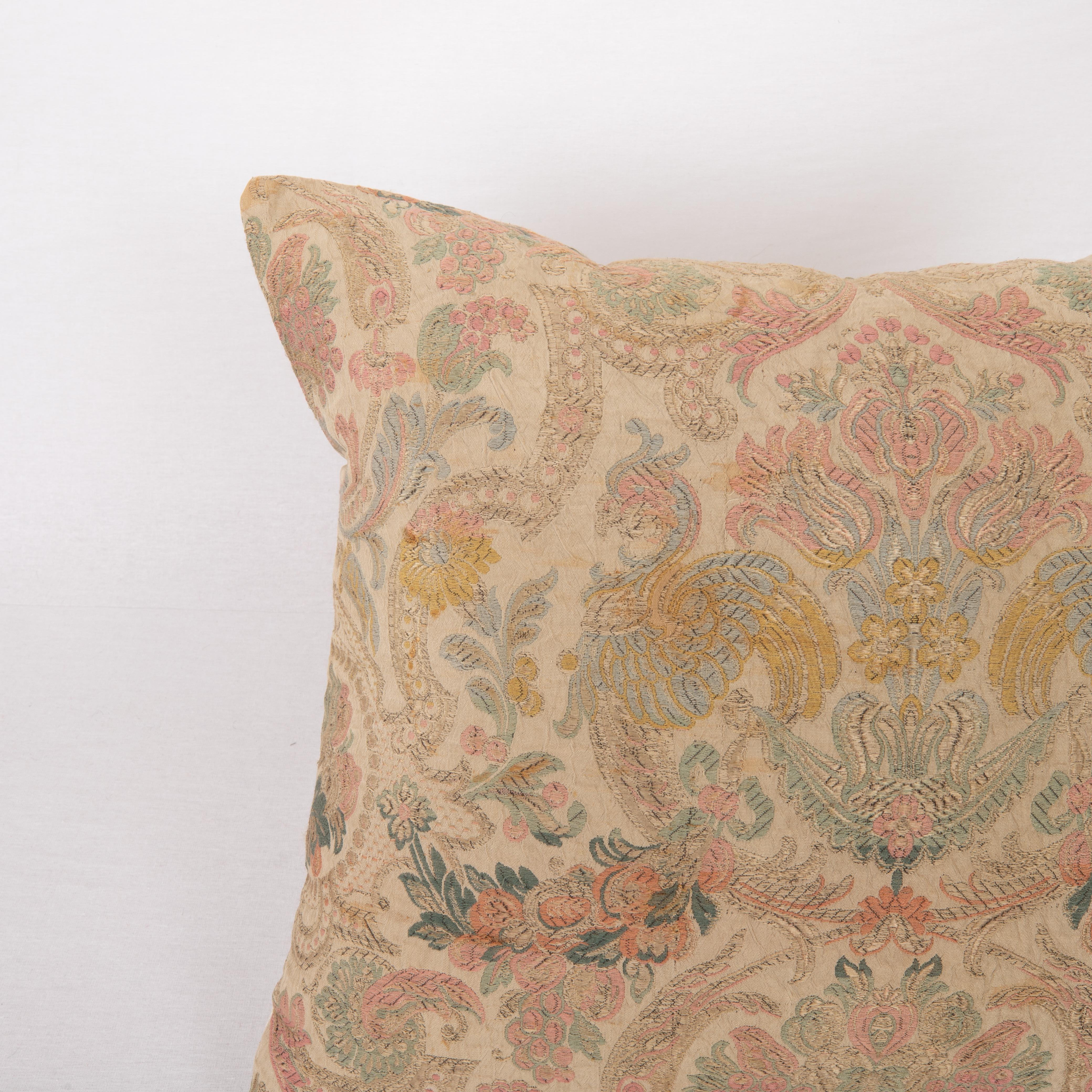Renaissance Revival Pillow Cover Made from an Early 20th C. European Textile For Sale