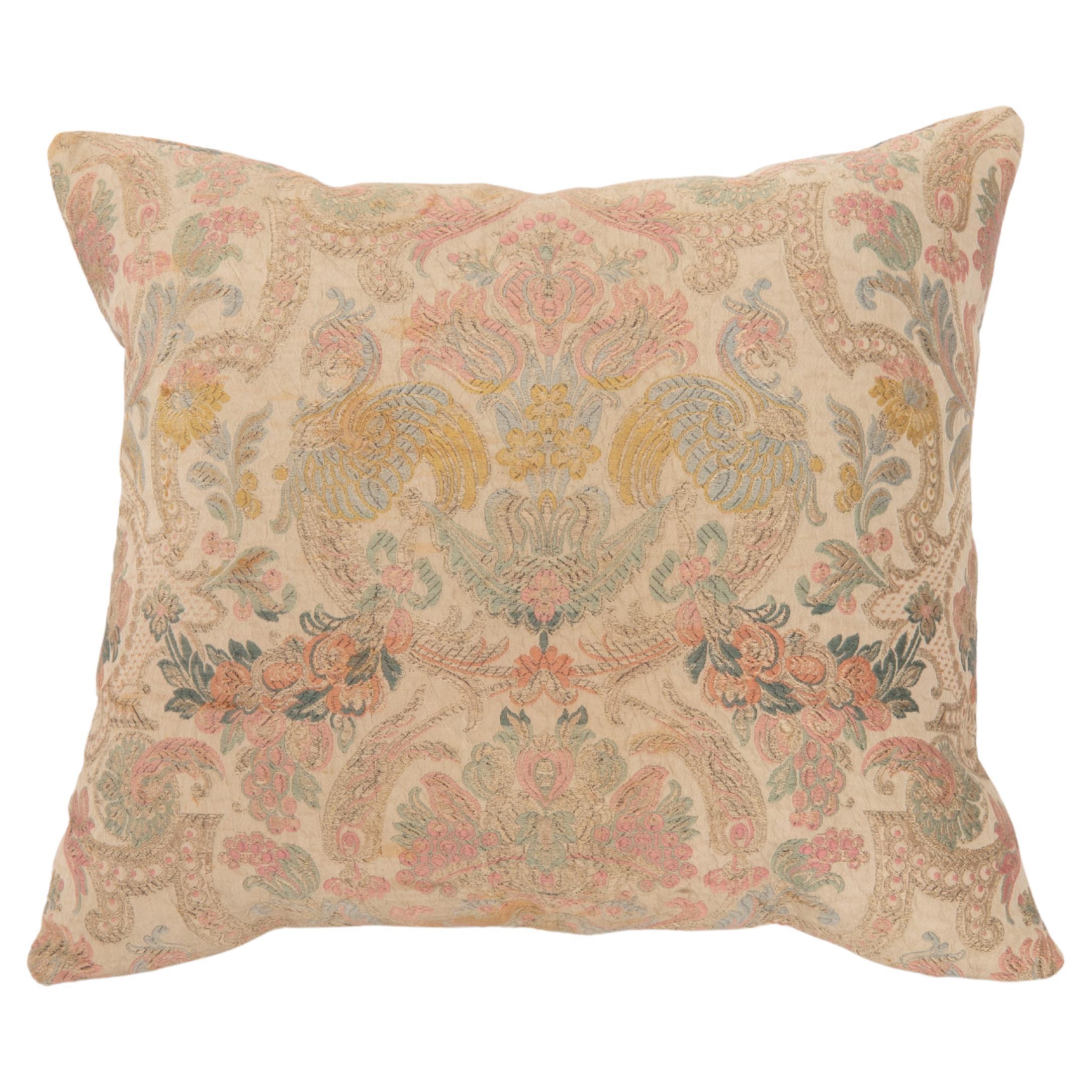 Pillow Cover Made from an Early 20th C. European Textile For Sale