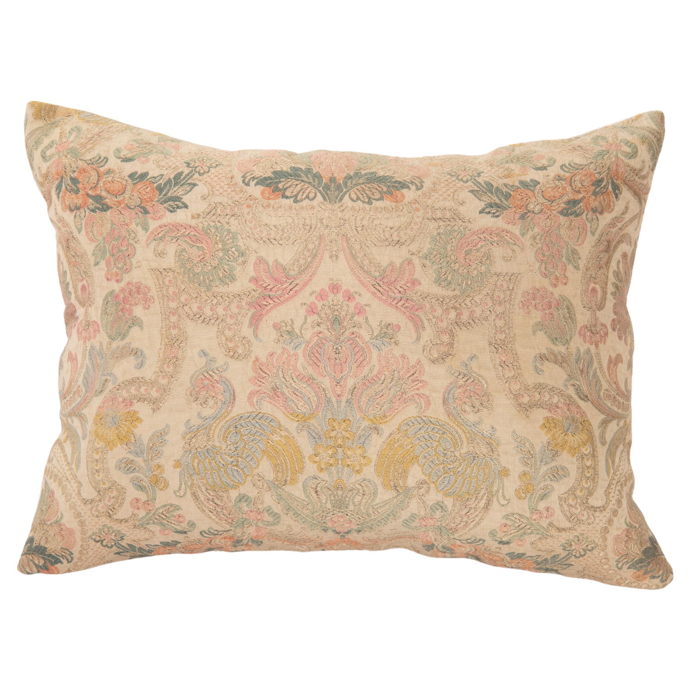 Pillow Cover Made from an Early 20th C. European Textile For Sale