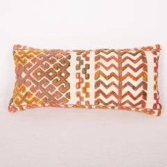Pillow Cover Made from an Early 20th C. Karakalpak Tent Band, Uzbekistan
