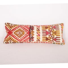 Pillow Cover Made from an Early 20th C. Karakalpak Tent Band, Uzbekistan
