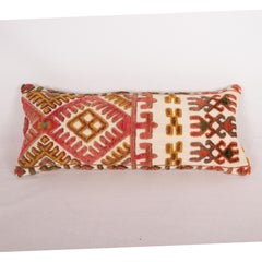 Pillow Cover Made from an Early 20th C. Karakalpak Tent Band, Uzbekistan