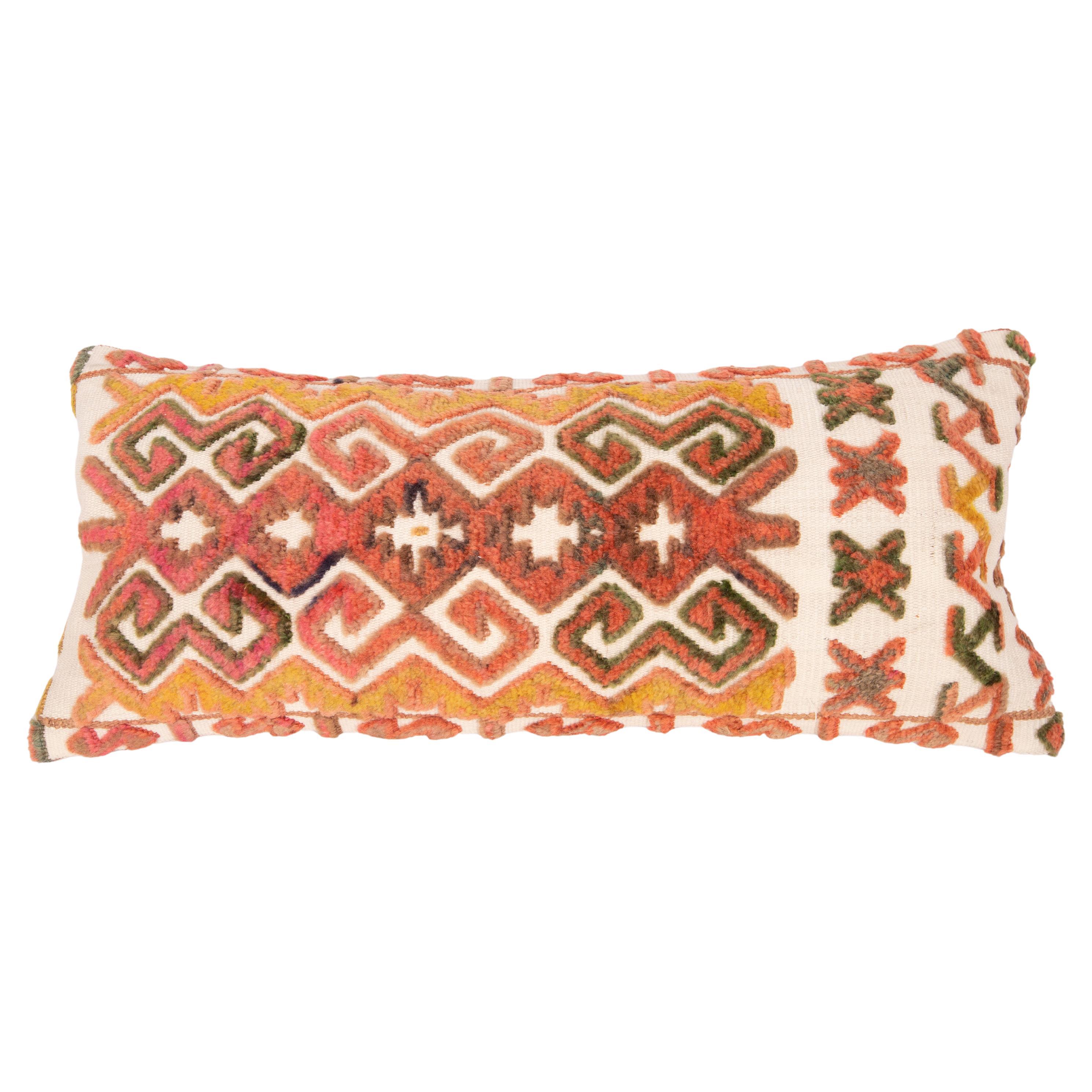 Pillow Cover Made from an Early 20th C. Karakalpak Tent Band, Uzbekistan