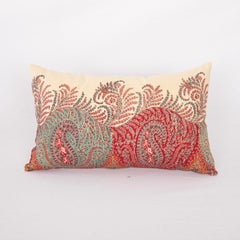 Pillow Cover Made from an English Printed Shawl, 19th C.