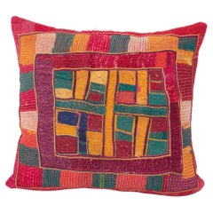 Pillow Cover Made from an Indian Banjara Embroidery, mid 20th C.