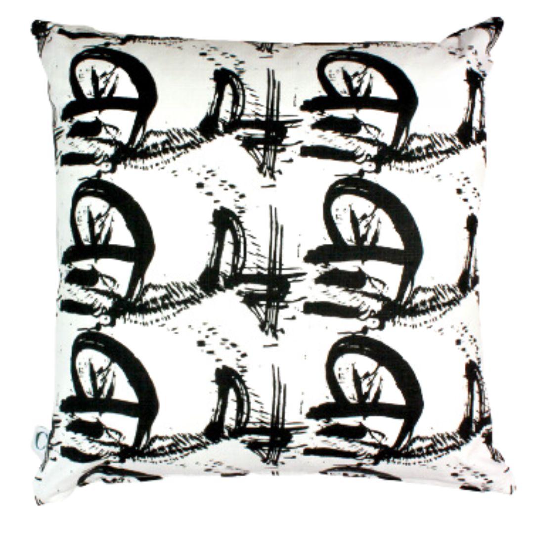 South African Pillow Cover WK Musical Landscape For Sale