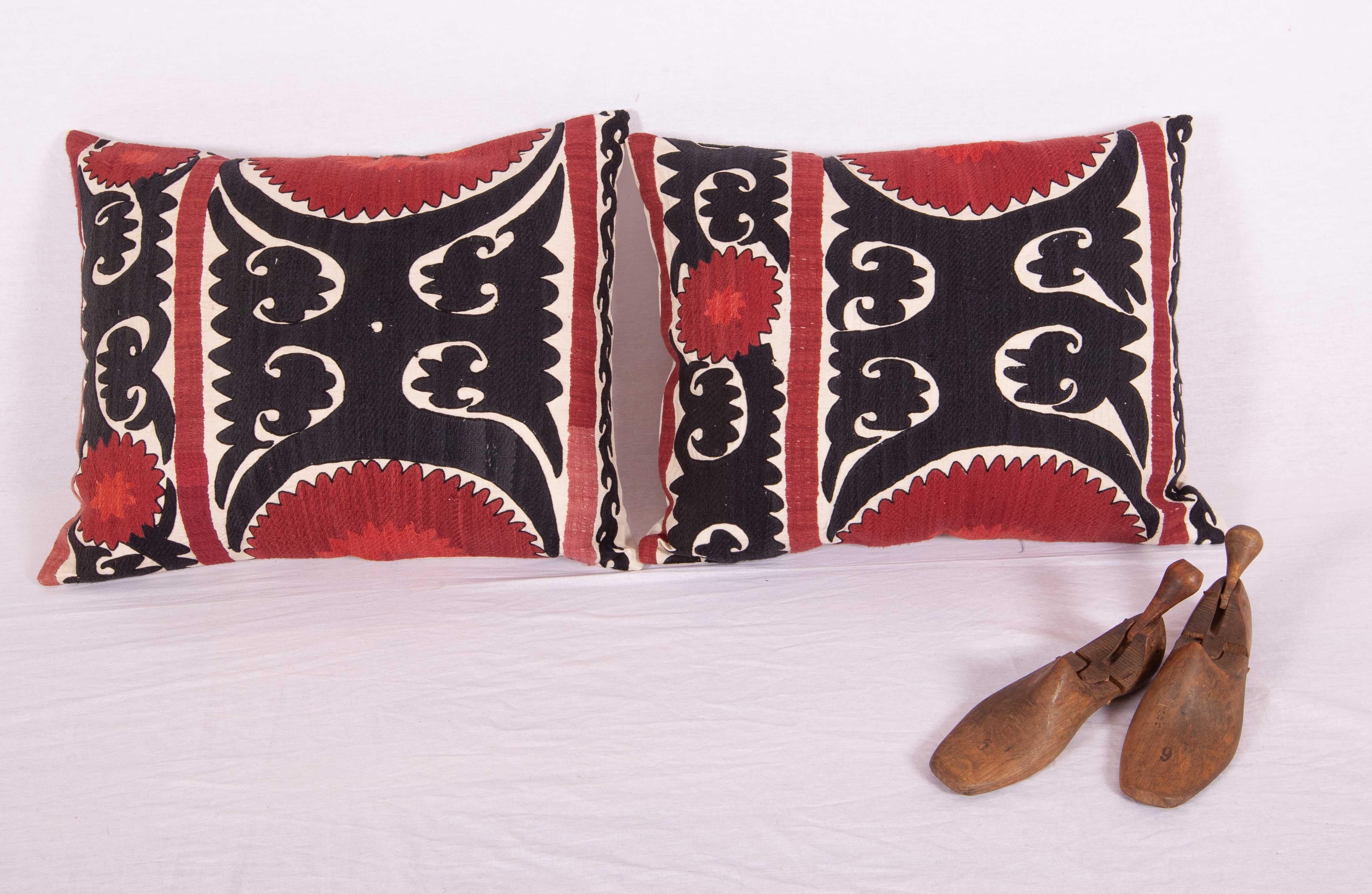 20th Century Pillow/Cushion Cases Fashioned from a Midcentury Suzani