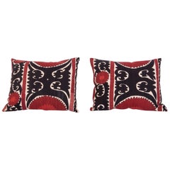 Pillow/Cushion Cases Fashioned from a Midcentury Suzani