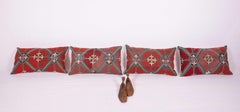 Pillow / Cushion Covers Fashioned from a Midcentury Kyrgyz Tush Kiz Embroidery