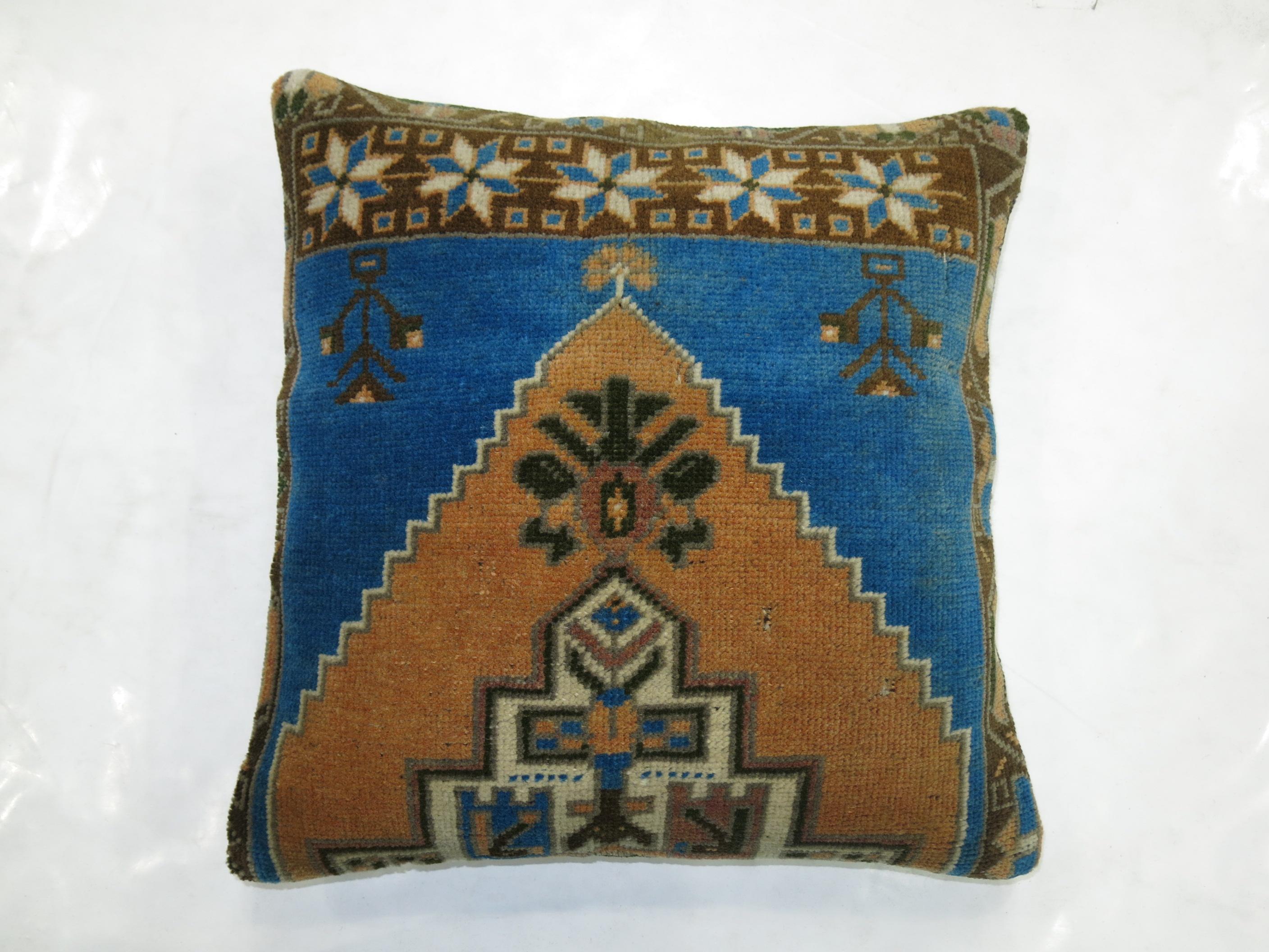 Beaux Arts Pillow from a Turkish Rug