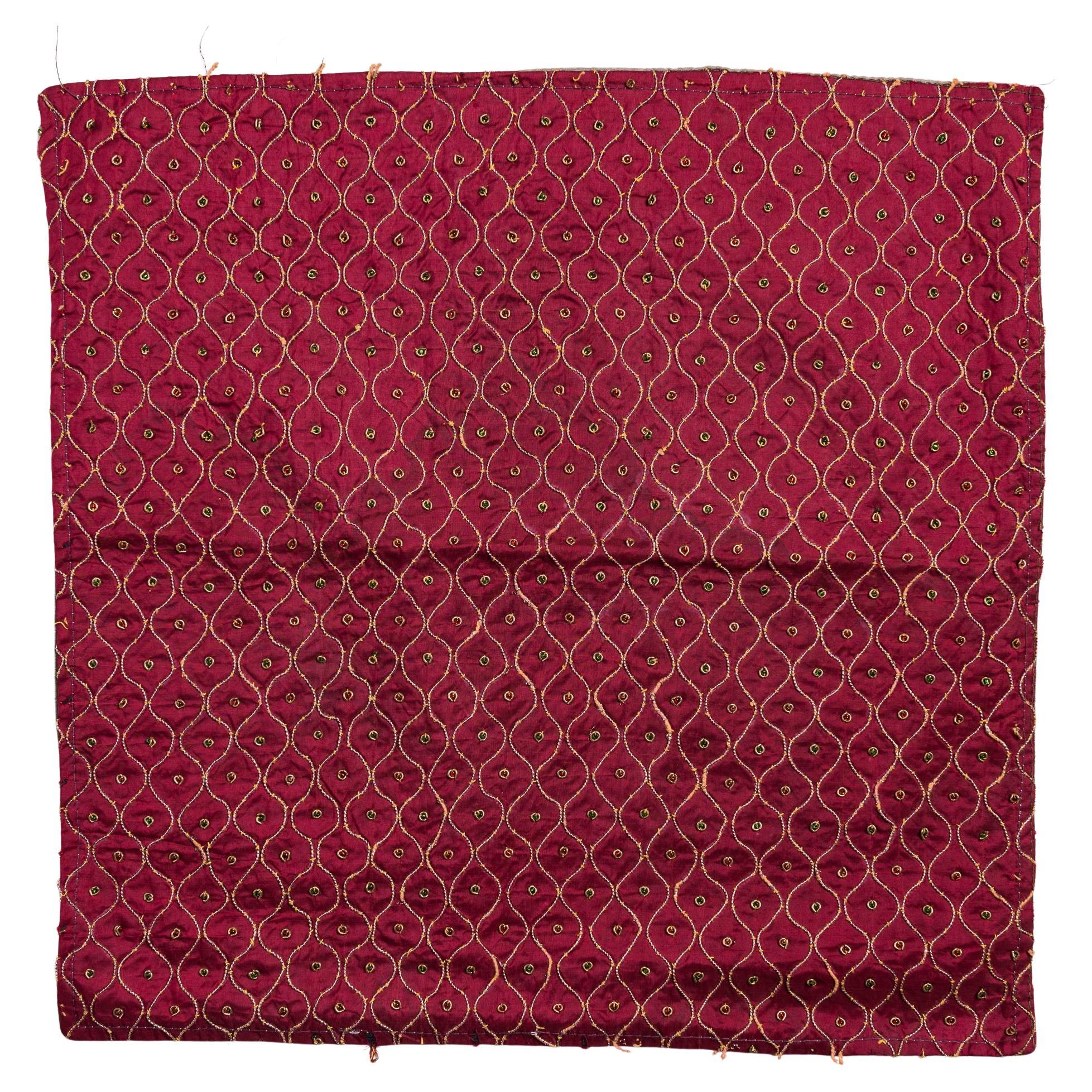 Cuscino da un sari indiano in vendita