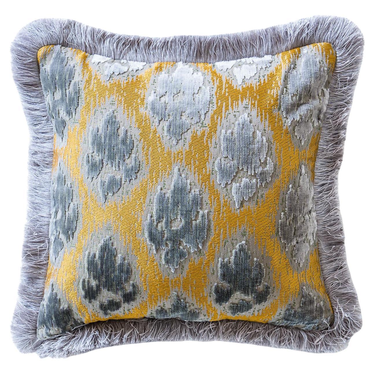 Pillow ”Lance” in Azzurro by Luigi Bevilacqua For Sale